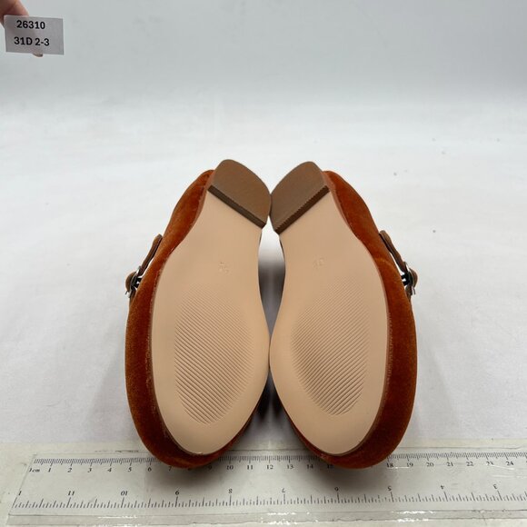 Pazzion Goldenrod Round Toe Mary Janes Comfortable Strap Buckled Ballet Flats - Picture 7 of 8